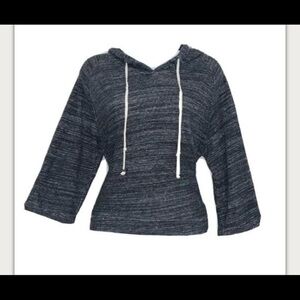 Ann Taylor LOFT Cropped Hoodie Sweatshirt